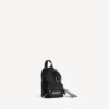 Balenciaga i PUBG i PUBGM Explorer Micro-rugzakbedeltje/sleutelhanger voor heren in zwart