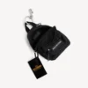 Balenciaga i PUBG i PUBGM Explorer Micro-rugzakbedeltje/sleutelhanger voor heren in zwart