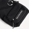 Balenciaga i PUBG i PUBGM Explorer Micro-rugzakbedeltje/sleutelhanger voor heren in zwart