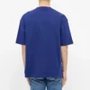 Balenciaga-logo met letters, heren, korte mouwen, blauw 612966TIV541195