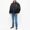 Balenciaga-logo met letters, heren, korte mouwen, blauw 612966TIV541195