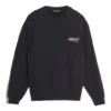 Balenciaga-logo-print, heren, lange mouwen, zwart 556147TBV141000