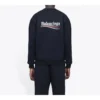 Balenciaga-logo-print, heren, lange mouwen, zwart 556147TBV141000