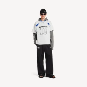 Balenciaga | NBA-samenwerking: oversized T-shirt voor heren in wit/multicolor
