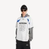 Balenciaga | NBA-samenwerking: oversized T-shirt voor heren in wit/multicolor