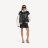 Balenciaga | NBA-samenwerkingsvarsityjack in zwart/wit
