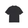 Balenciaga Retro gebreid T-shirt voor heren met ‘BB Paris’-print, korte mouwen, zwart 594579TGV601000