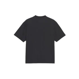 Balenciaga Retro gebreid T-shirt voor heren met ‘BB Paris’-print, korte mouwen, zwart 594579TGV601000