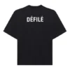 Balenciaga Retro Sports Logo T-shirt met korte mouwen voor heren, zwart 641614TJVL41000