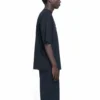 Balenciaga Retro Uniform heren-T-shirt met losse pasvorm en korte mouwen, zwart 620969TIV791000