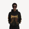 Balenciaga Sacra Cœur hoodie voor dames met medium pasvorm  in zwart