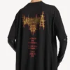 Balenciaga Sacra Cœur T-shirt met sleep voor dames in zwart