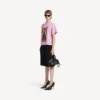 Balenciaga Sacra Cœur T-shirt voor dames met medium pasvorm  in oudroze