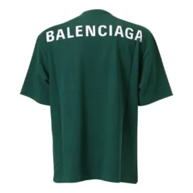 Balenciaga-shirt met logo-opdruk voor heren, korte mouwen, groen 570805THV803230