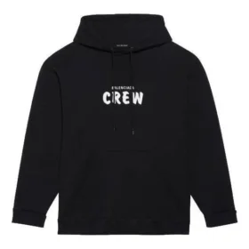 Balenciaga-shirt met logo voor heren, zwart 600583TIV751070
