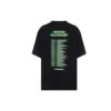 Balenciaga Speedhunters-band T-shirt met korte mouwen voor heren, zwart 556133TCV381000