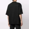 Balenciaga SS21 casual T-shirt met print voor heren, groot, korte mouwen, zwart 641614TJV801070