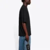 Balenciaga SS21 effen T-shirt met logo-opdruk voor heren, korte mouwen, zwart 612966TJV871070