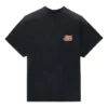 Balenciaga SS21 Flame Retro T-shirt met korte mouwen voor heren, zwart 656978TKV701076