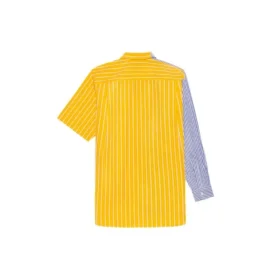Balenciaga SS21 gestreept shirt met losse mouwen voor heren 658850TIM369086