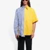 Balenciaga SS21 gestreept shirt met losse mouwen voor heren 658850TIM369086