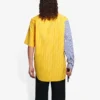 Balenciaga SS21 gestreept shirt met losse mouwen voor heren 658850TIM369086