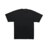 Balenciaga SS21 heren-T-shirt met alfabetprint, gatenpatroon, ronde hals en korte mouwen, zwart 651795TKVB81070