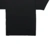 Balenciaga SS21 heren-T-shirt met alfabetprint, gatenpatroon, ronde hals en korte mouwen, zwart 651795TKVB81070