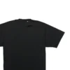 Balenciaga SS21 heren-T-shirt met alfabetprint, gatenpatroon, ronde hals en korte mouwen, zwart 651795TKVB81070