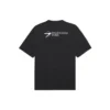 Balenciaga SS21 heren T-shirt met geborduurd logo, korte mouwen, zwart 641675TKV861070
