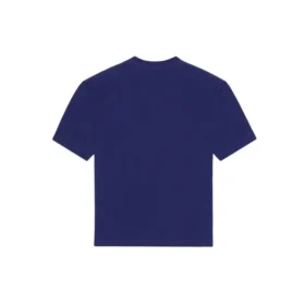 Balenciaga SS21 heren-T-shirt met logo-opdruk in de vorm van het alfabet, korte mouwen, blauw 612966TIV545400