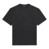Balenciaga SS21 heren-T-shirt met logo-opdruk, los model, ronde hals, korte mouwen, zwart 641675TKV711069