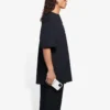 Balenciaga SS21 heren T-shirt met print, ronde hals en korte mouwen, zwart 651795TKV771070