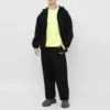 Balenciaga SS21 herenjas met rits en lange mouwen, zwart 641659TIV551070