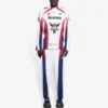 Balenciaga SS21 hockey-sportshirt met lange mouwen voor heren, wit, 657105TKV248090