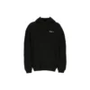 Balenciaga SS21 katoenen heren-hoodie met lange mouwen, groot, zwart 620973TKV871070