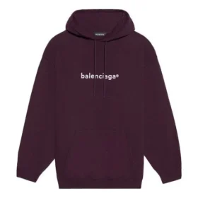 Balenciaga SS21 Logo voor heren, paars 570811TJVA35182