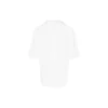 Balenciaga SS21 marathon-hardloopshirt met printpatroon en logo voor heren, korte mouwen, wit 641614TJVK69040