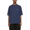 Balenciaga SS21 Retro T-shirt met korte mouwen voor heren, blauw 612966TJV874866