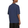 Balenciaga SS21 Retro T-shirt met korte mouwen voor heren, blauw 612966TJV874866