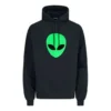 Balenciaga SS21 voor heren met Alien-logo, dikke print, klassiek zwart 641679TJV959113