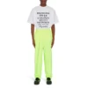 Balenciaga SS21 Word-shirt met korte mouwen voor heren, wit 641613TJVI59040