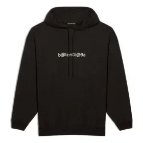 Balenciaga Symbolic Chest Logo voor heren, zwart 570811TIV511070