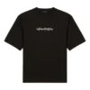 Balenciaga Symbolic T-shirt met ronde hals en alfabetprint, korte mouwen, zwart, heren 620969TIV501070