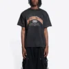 Balenciaga T-shirt, medium pasvorm “Zwart” 612966TLVJ11074