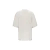Balenciaga-T-shirt met alfabetlogo, korte mouwen, grijs/wit, heren 641614TJVA99054