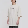 Balenciaga-T-shirt met alfabetlogo, korte mouwen, grijs/wit, heren 641614TJVA99054