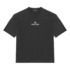 Balenciaga T-shirt met alfabetprint voor heren, korte mouwen, zwart 612966TJVD91034