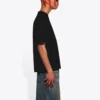 Balenciaga T-shirt met alfabetprint voor heren, korte mouwen, zwart 612966TJVD91034