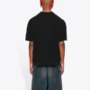 Balenciaga T-shirt met alfabetprint voor heren, korte mouwen, zwart 612966TJVD91034